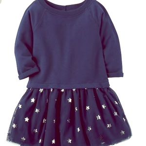 Carters shimmer star tutu dress